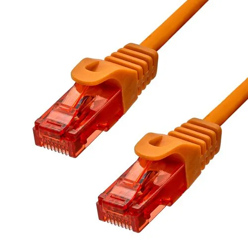 - Patch-kabel - RJ-45 (hane) till RJ-45 (