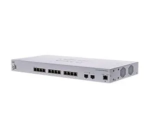 Business 350 Series CBS350-12XT - Switch - L3 - Administrerad - 10 x 10GBase-T + 2 x combo 10 Gigabit SFP+/RJ-45 - rackmonterbar - återanvänd