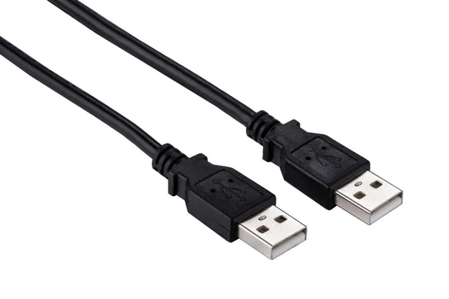- USB-kabel - USB (hane) till USB (hane) - U
