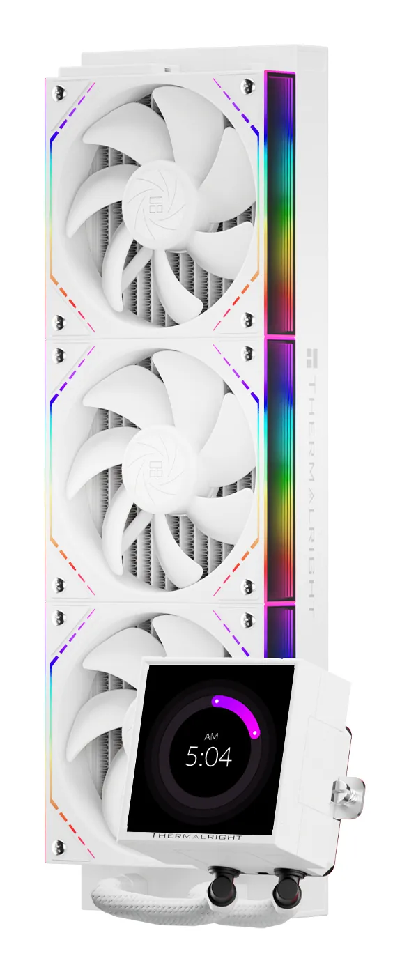 Peerless Vision 360 ARGB, Allt-i-ett vätskekylare, 12 cm, Vit