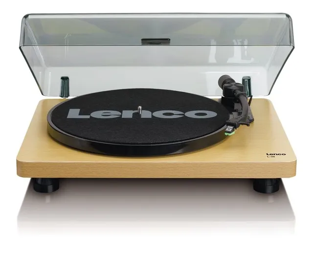 L-30WD Record Player with USB/PC encoding - Wood - Skivspelare Brown
