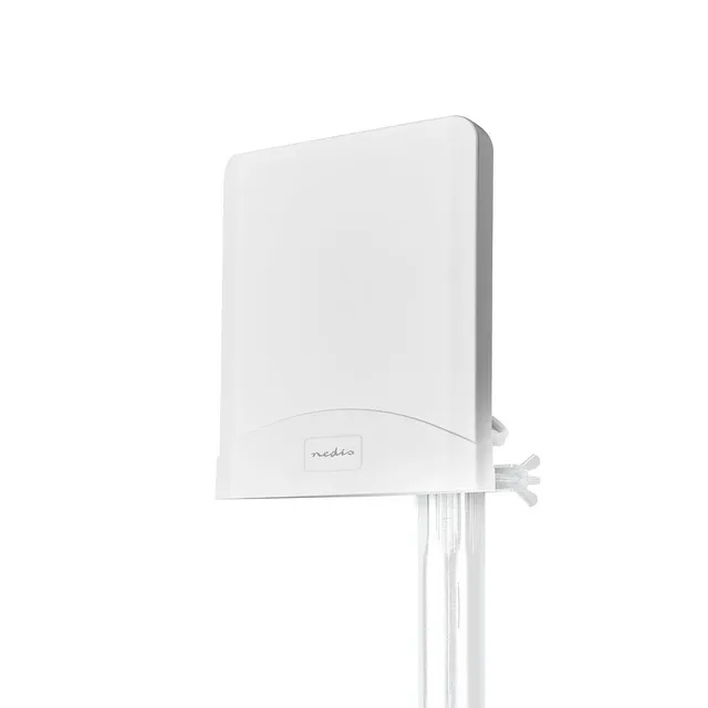 5G / 4G / 3G Antenn | 5G | Inomhus eller Utomhus | 698-5000 MHz | Förstärkning: 6 dB | 2.50 m | Vit