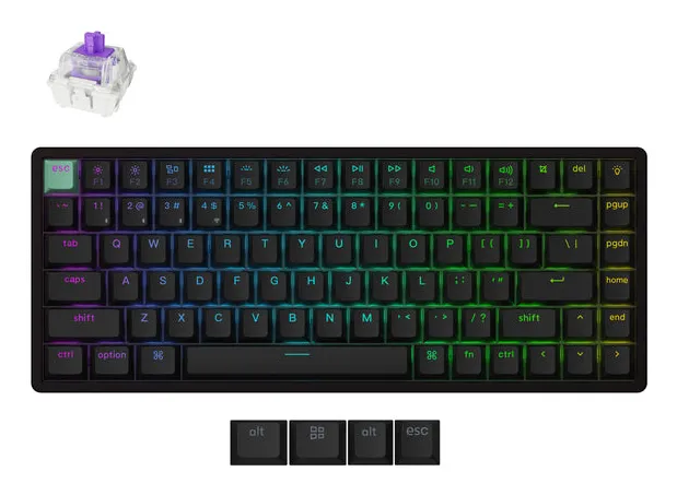 K2 HE - keyboard - 75% - black Input Device