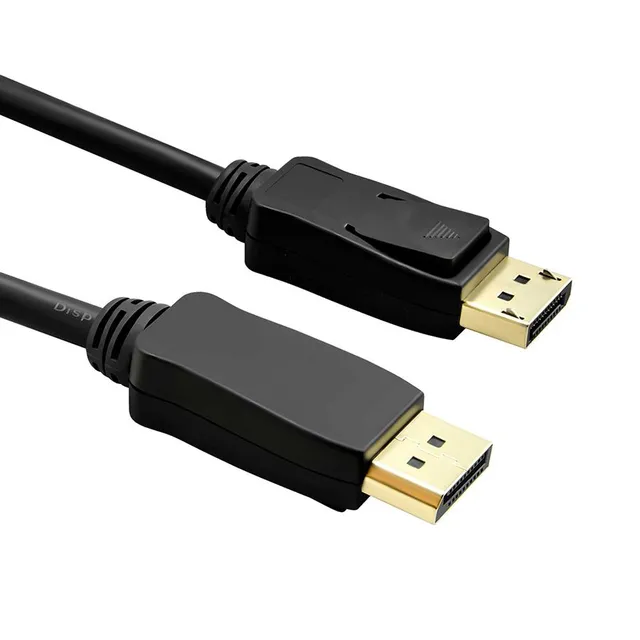 - DisplayPort-kabel - DisplayPort (hane) til