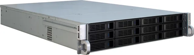 IPC 2U-2412 - Chassi - Server (Rack) - Svart
