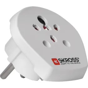 Jordad reseadapter Indien, Israel och Danmark till Europa