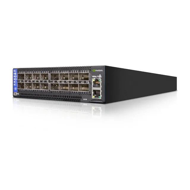 Spectrum SN2100 - Switch - L3 - Administrerad - 16 x 100 Gigabit QSFP28 - bakre till främre luftflödet - rackmonterbar