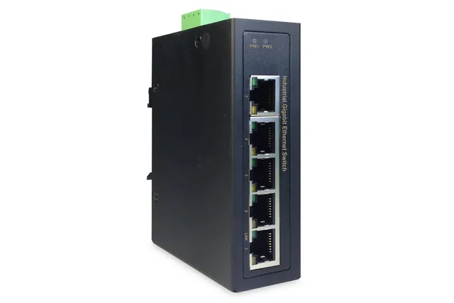 DN-651107 - switch - industrial gigabit - 5 ports - unmanaged