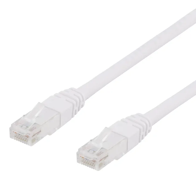 UTP Cat 6 patchkabel 1m Vit