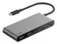 Connect 7-in-1 USB-C Hub with Dual USB-C Ports - Silver