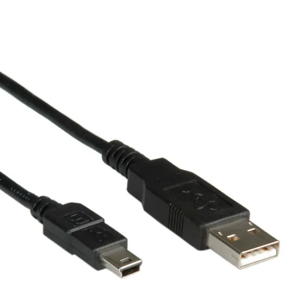 - USB-kabel - USB (hane) till mini-USB typ