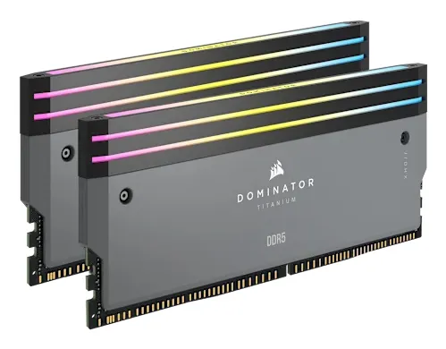 Dominator Titanium DDR5 Light Enhancement Kit - Grå med RGB