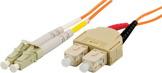 Fiberkablage LC - SC, duplex, multimode, 62,5/125, 1,5m (LCSC-1M-5)