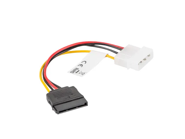 Molex (Hane) till SATA (Hona) Kabel 15cm