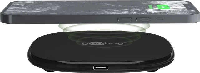 Trådlös snabbladdare 15 W Lämplig för smartphones och enheter med Qi-standard