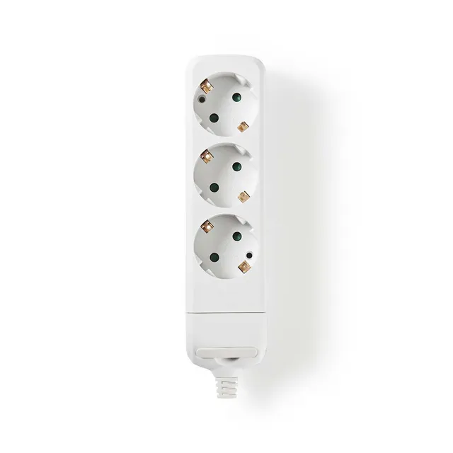 Gren kontakt | Jordad kontakt / Typ F (CEE 7/7) | 3-vägs | 3680 W | 16 A | Vit