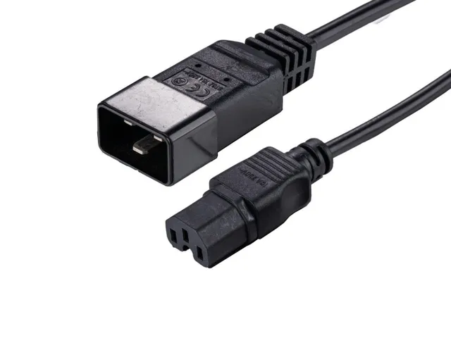 Strömkabel Halogenfri 3 m svart