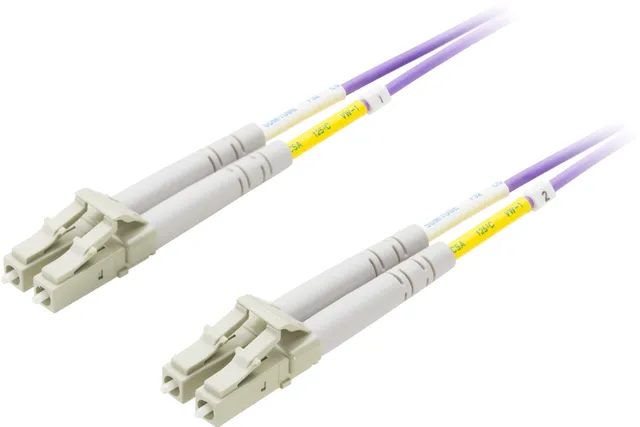 fiberkablage, LC - LC, 50/125, OM4, duplex, multimode, 2m (LCLC-702)
