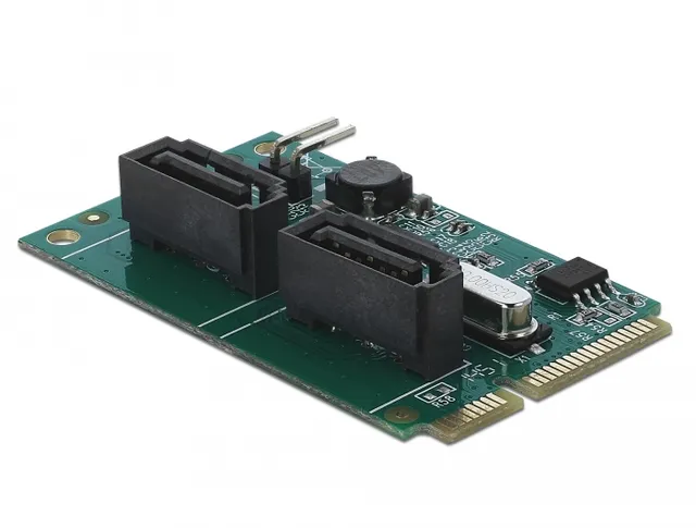 Mini PCIe-omvandlare till 2 x SATA med RAID