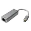 USB-C nätverksadapter, 2.5GbE LAN, RJ45, aluminium