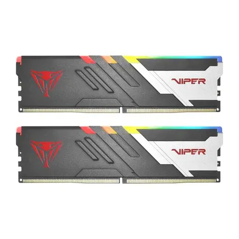 Viper Venom RGB DDR5-6800 - 32GB - CL34 - Dual Channel (2 pcs) - AMD EXPO & Intel XMP - Svart med RGB