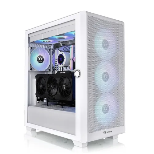 S Series S250 TG ARGB Snow - Chassi - Tower - Vit