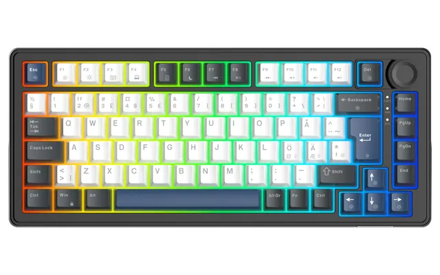 Tangentbord 75% DK480 Svart