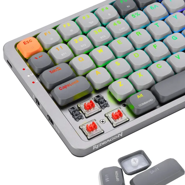K652GG-RGB-PRO Azure keyboard - Gaming Tangentbord - Engelska (US) - Grå