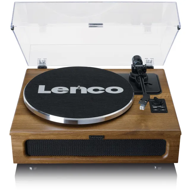 LS-410WA - Record Player with 4 built-in speakers - Wood - Skivspelare