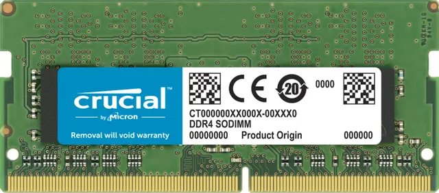 - DDR4 - modul - 32 GB - SO DIMM 260-pin - 3200 MT/s / PC4-25600 - CL22 - 1.2 V - ej buffrad - icke ECC