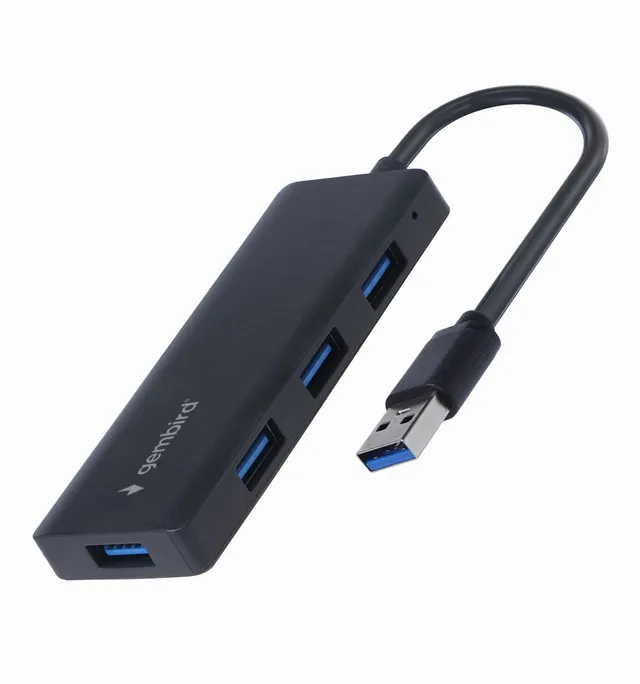 UHB-U3P4-03 - hub - 4 ports USB Hub - 4 porte - Svart