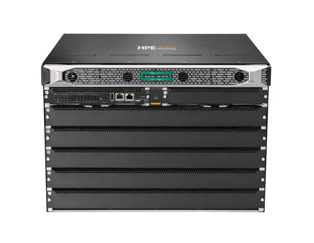 HPE Aruba CX 6405 v2 - Switch - L3 - Administrerad - främre till bakre luftflöde - rackmonterbar - för P/N: R0X27C, R0X38C, R0X39C, R0X40C, R0X41C, R0