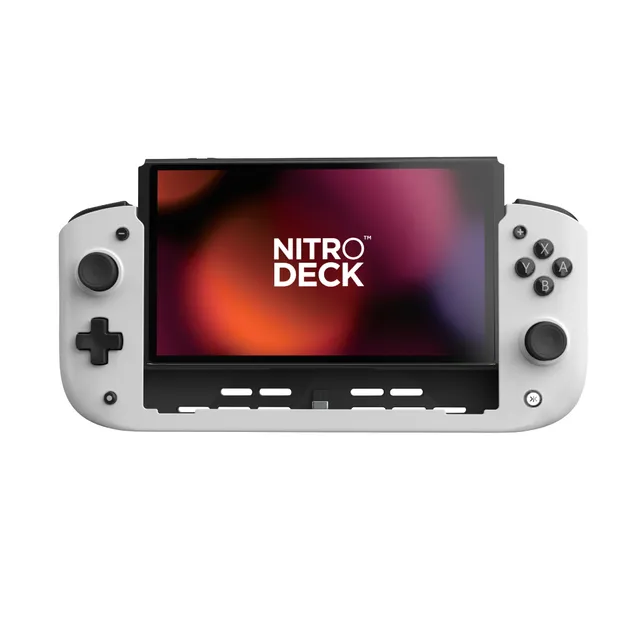 Nintendo Switch Crkd Nitro Deck Standard White Edition