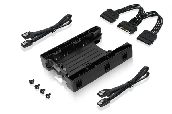 DOCK EZ-FIT Lite, monteringsram för 2x2,5"-hdd för 3,5"-plats, s