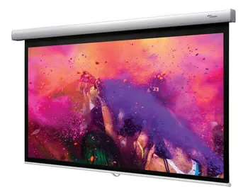 PWC - Projektorduk - takmontering, väggmontering - 92 (233.7 cm) - 16:9 - Matte White - för Optoma HZ40STx