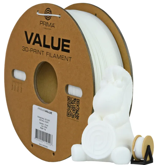 Prima Value PETG 1.75mm 1kg - Vit