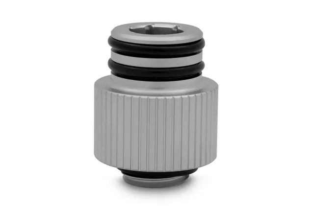 EK-Quantum Torque Push-In Adapter M 14 - Satin Titanium