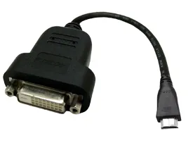Adapter Mini HDMI till DVI-D, 0,19m - Svart