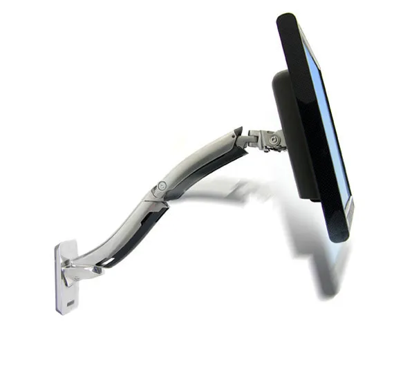 MX - Monteringssats (vridbar arm, monteringsbas, VESA monteringsfäste) - Konstant kraftteknik - för LCD-display - polerat aluminium - skärmstorlek: upp till 42 tum - väggmonterbar