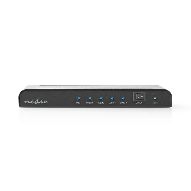 HDMI ™ Splitter | 4-Port port(s) | 4x HDMI™ Output | 4K@60Hz | 18 Gbps | Metall | Antracit