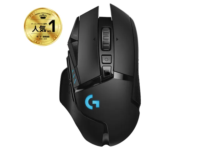 G G502 Datormöss Högerhand Rf trådlös Optisk 16000 dpi