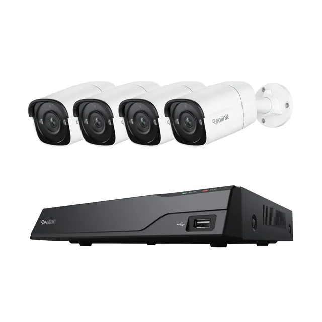 NVS8-5MB4 8-kanals PoE NVR Inkl 4st 2K PoE-kameror