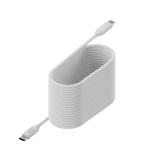 Cirkulär 100W USB-C to USB-C charging cable 2.5m - White