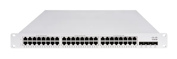 Meraki MS150 48T-4X - Switch - Administrerad - 48 x 10/100/1000 + 4 x 10Gb Ethernet SFP+ - rackmonterbar - för P/N: MA-CBL-100G-1M, MA-CBL-100G-
