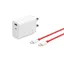 120W Supervooc GaN-adapter med dubbla portar (Type-C + Type-A)
