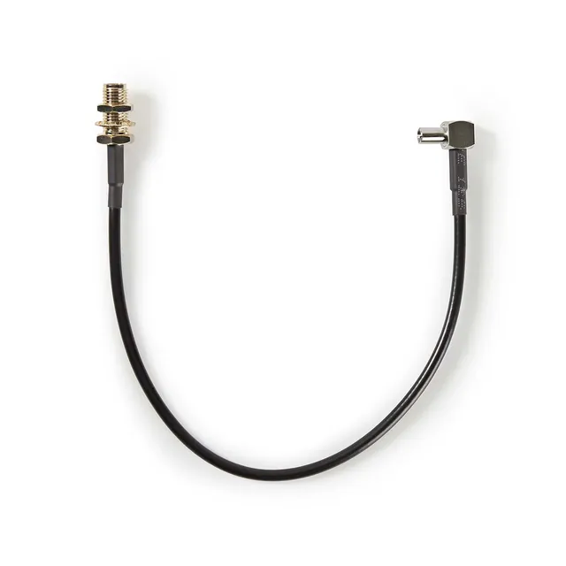 Antennkabel | SMA Hona | TS9 | Guldplaterad | 50 Ohm | Enskaligt skydd | 0.20 m | Rund | PVC | Svart | Låda