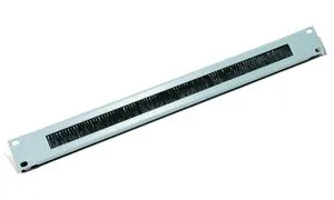 kabelingångspanel med borste, för rack