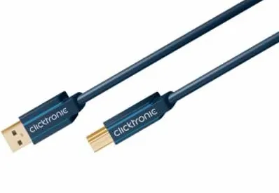 Adapterkabel från USB-A till USB-B 3.0 Premiumkabel | USB A-kontakt USB B 3.0-kontakt | 1,8 m | 5 Gbit/s