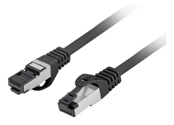 CAT 8.1 Nätverkskabel S/FTP LSZH - Svart - 2m