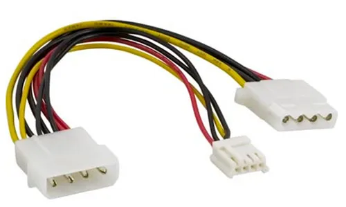 Y-kabel intern för 1st 5,25" + 1st 3,5"